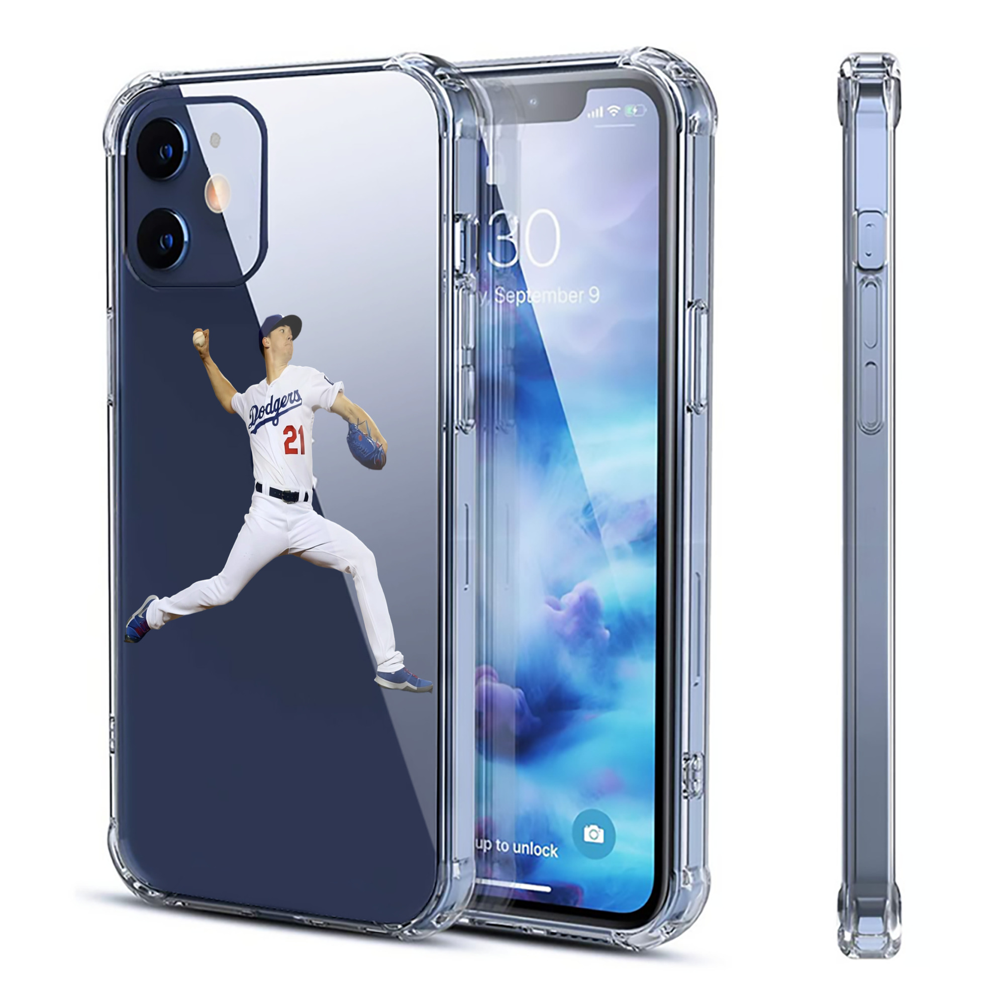  Clear IPhone 12 Case – Soft TPU With UV Print – Enhanced Drop Protection, Precise Fit, Anti-Fingerprint, Customizable Design, Scratch-Resistant, Yellow-Resistant